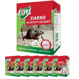 Ziarno na myszy i szczury Expel 140 g x 7 sztuk