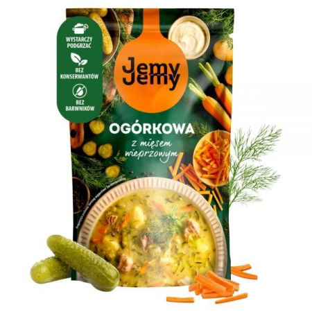 Zupa ogórkowa z mięsem wieprzowym Jemy Jemy 450 g